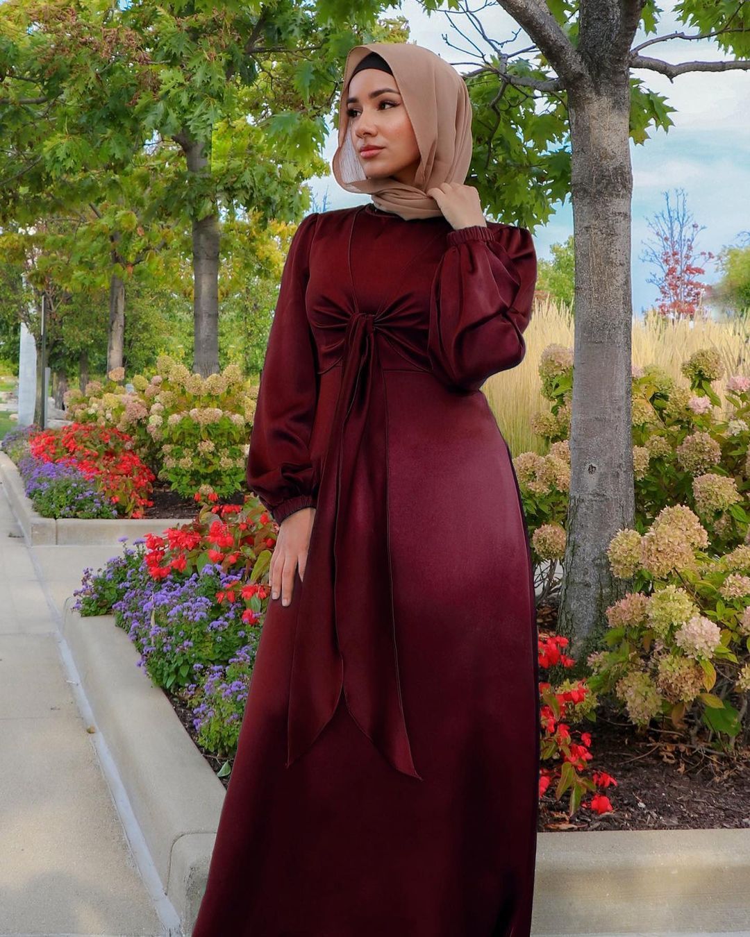 Femme Satin Tie Dress
