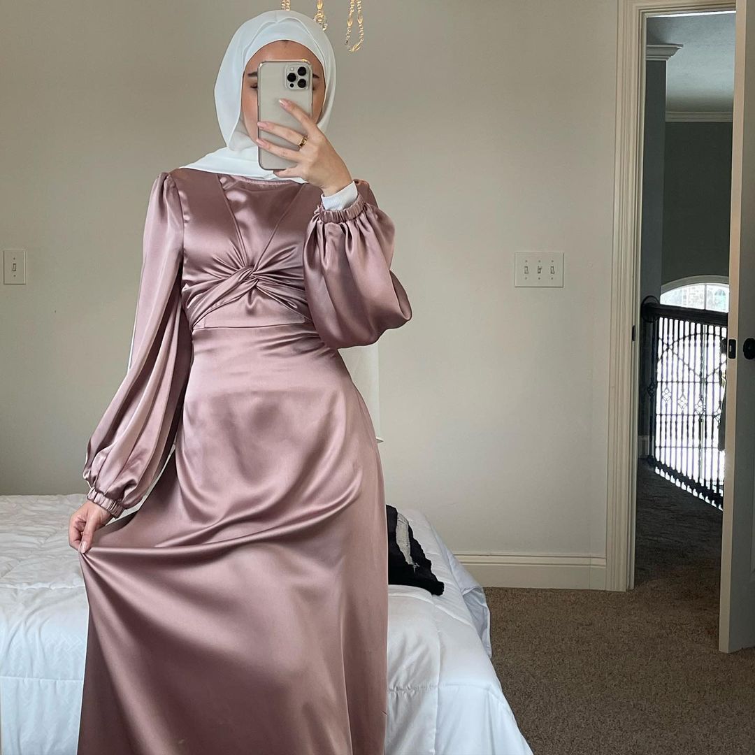 Femme Satin Tie Dress