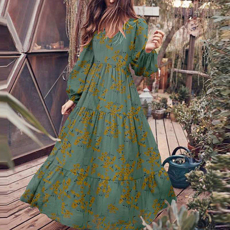 Floral Swing Maxi Dress