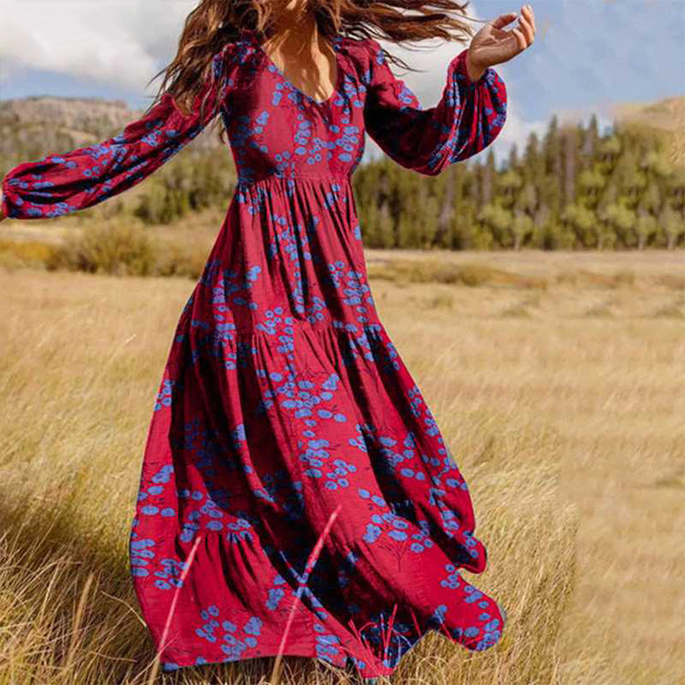 Floral Swing Maxi Dress